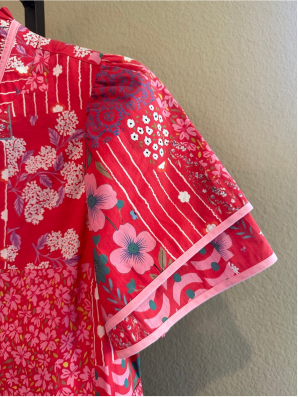 Entro Women’s Sightseer Floral Print Midi Dress in Red Size sS - Picture 5 of 9